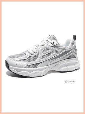 Women's Chunky Fashion Sneakers Lace-Up Gym Workout Tennis Shoes